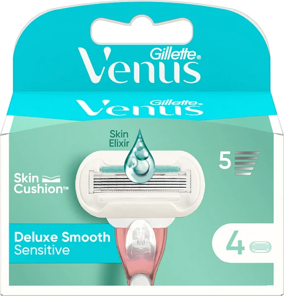 Venus Deluxe Smooth Sensitive 4 wkłady do maszynki