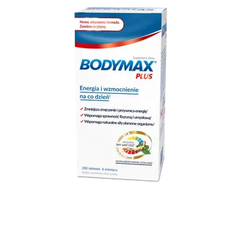 Bodymax Plus, suplement diety, 200 tabletek 