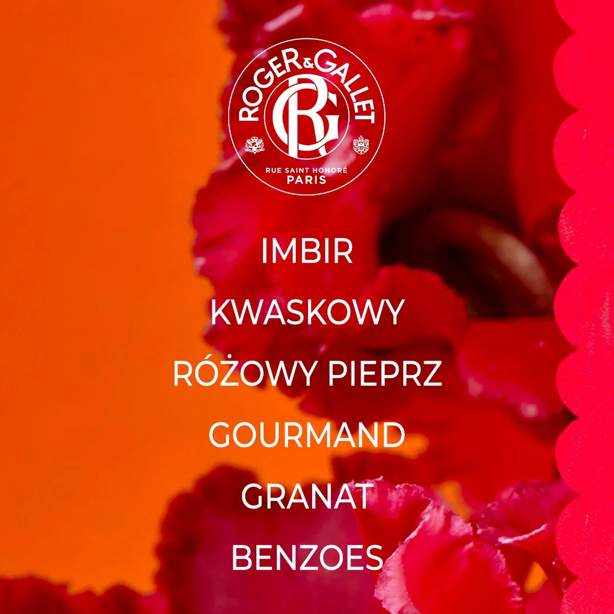 Roger & Gallet Gingembre Rouge woda zapachowa, 30 ml