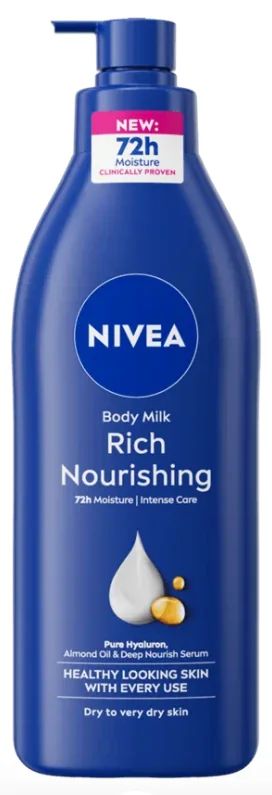Nivea odżywcze mleczko do ciała z pompką, 625 ml