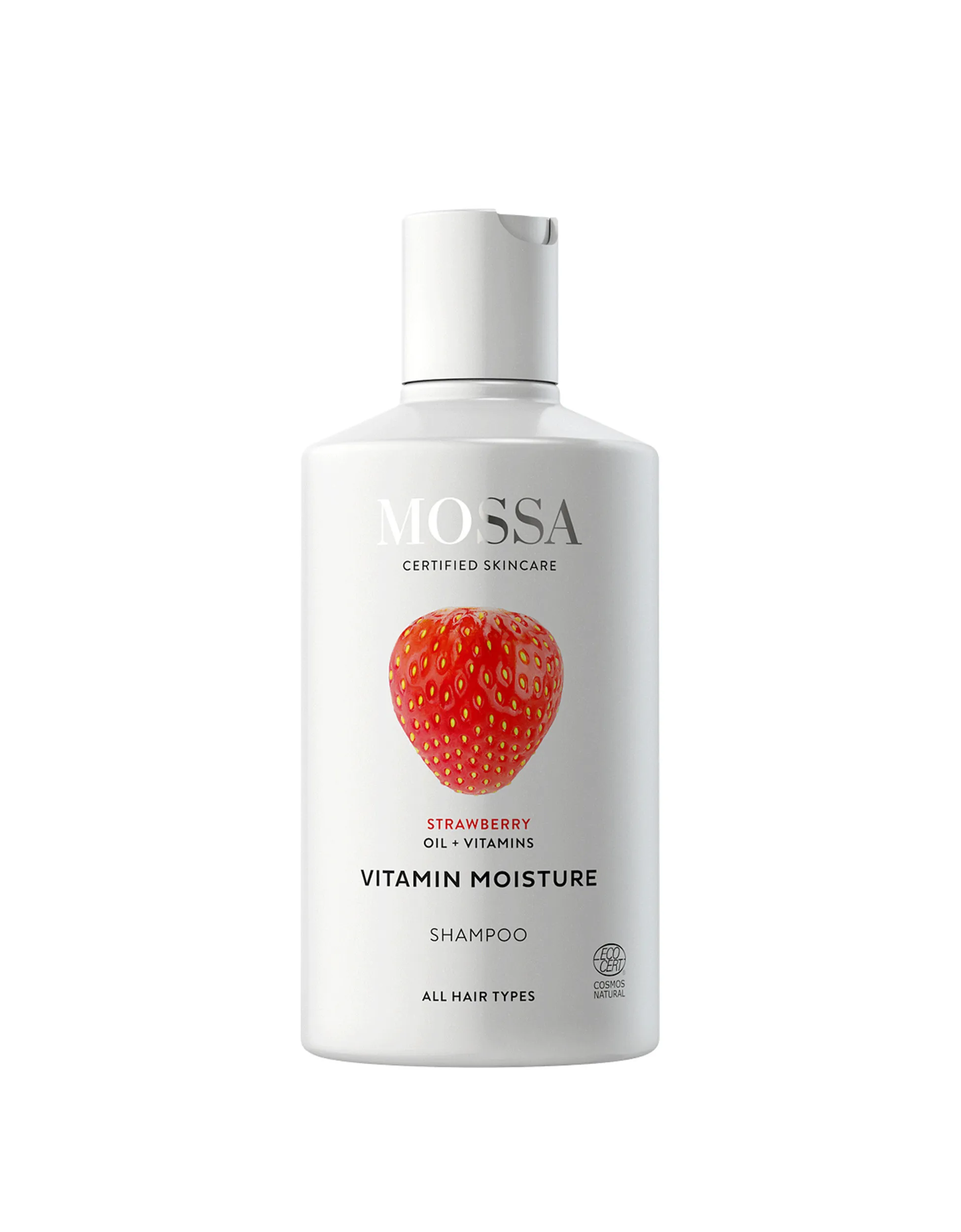 Mossa Vitamin Moisture witaminowy szampon nawilżający z ekstraktem z truskawki, 300 ml