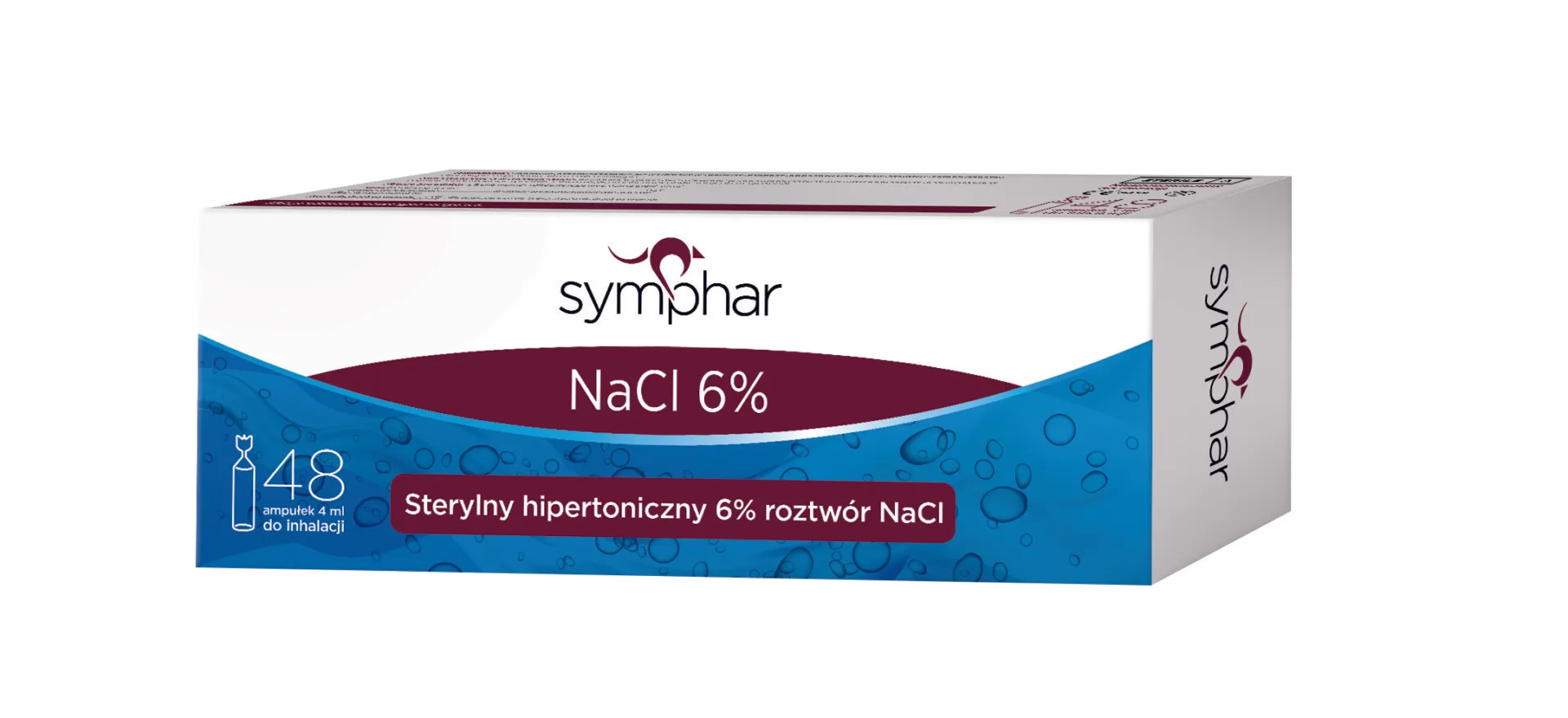 Symphar NaCl 6%, roztwor hipertoniczny,  48 ampułek po 4 ml