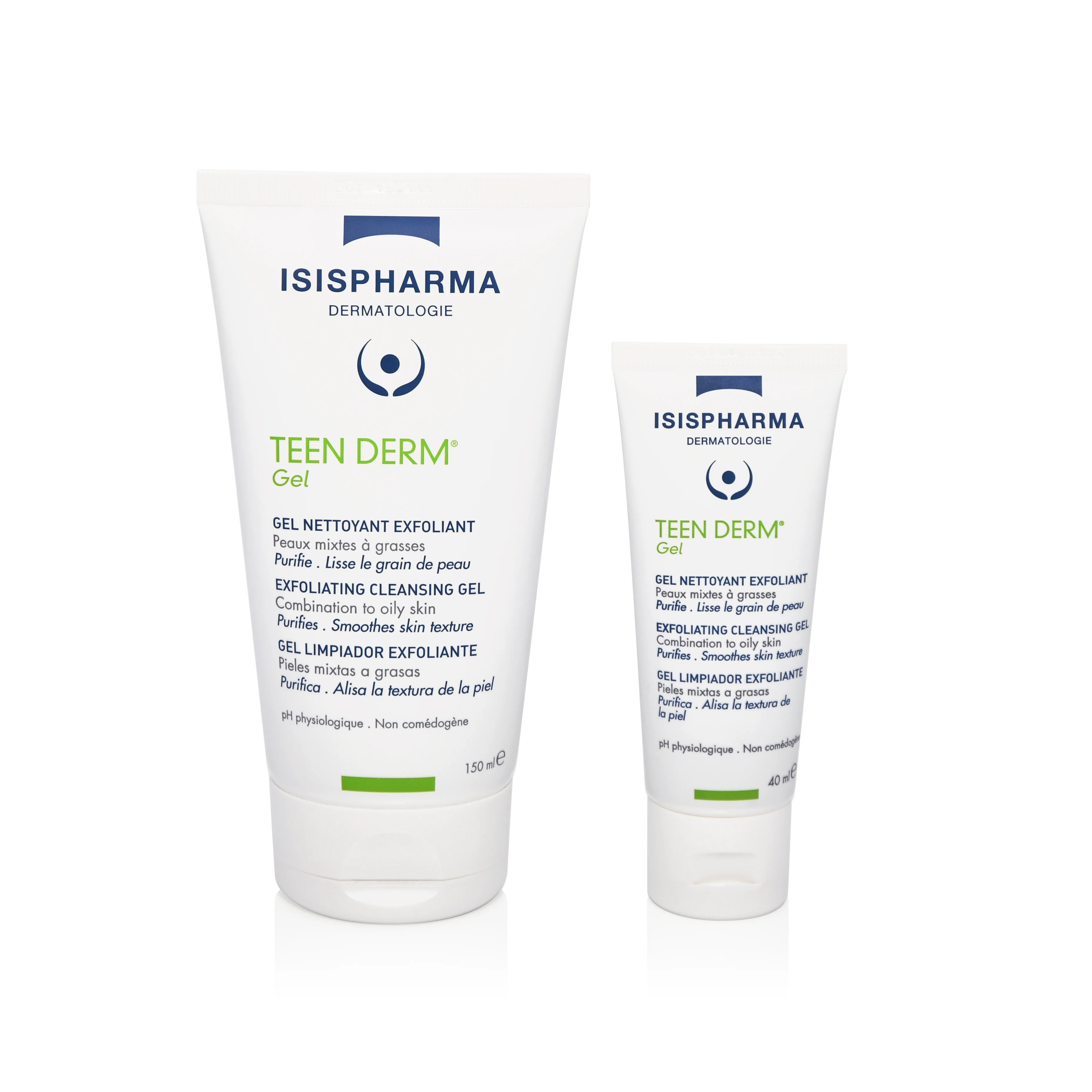 Isispharma Teen Derm Gel antybakteryjny żel do mycia skóry tłustej, trądzikowej, 150 ml