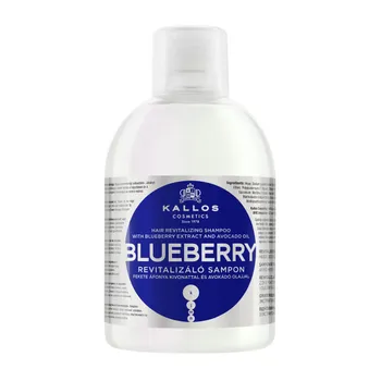 Kallos, rewitalizujący szampon do włosów z ekstraktem z czarnej jagody, Blueberry, 1000 ml 