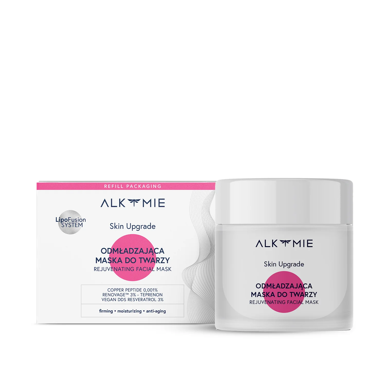 Alkmie Skin Upgrade odmładzająca maska do twarzy, 50 ml