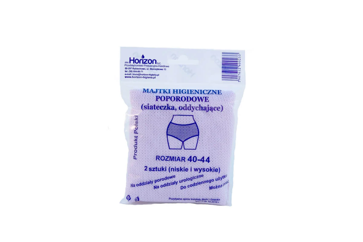 Horizon majtki jednorazowe poporodowe, rozmiar 40-44, 2 szt.