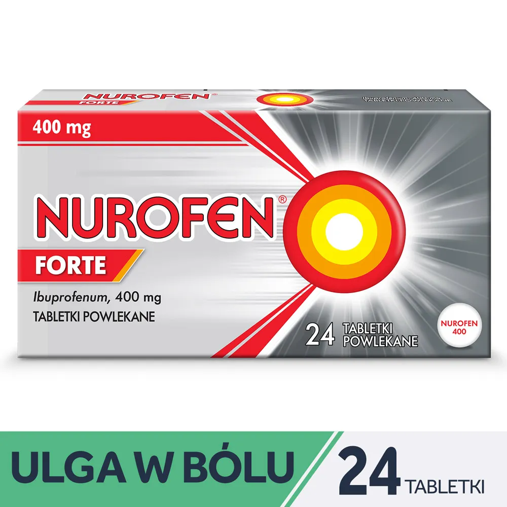 Nurofen Forte, 400 mg, 24 tabletki powlekane