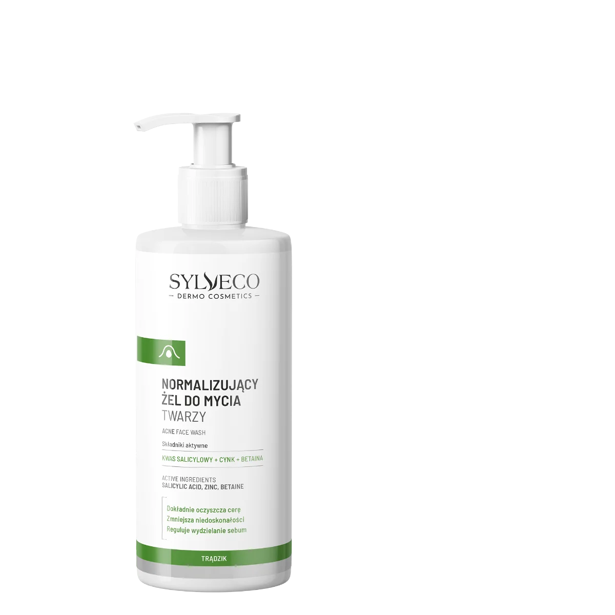 Sylveco normalizujący żel do mycia twarzy, 200 ml