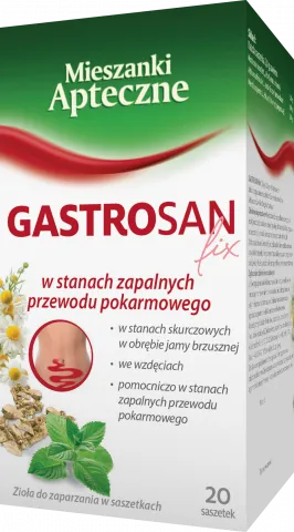 Gastrosan fix, zioła do zaparzania, 20 saszetek 