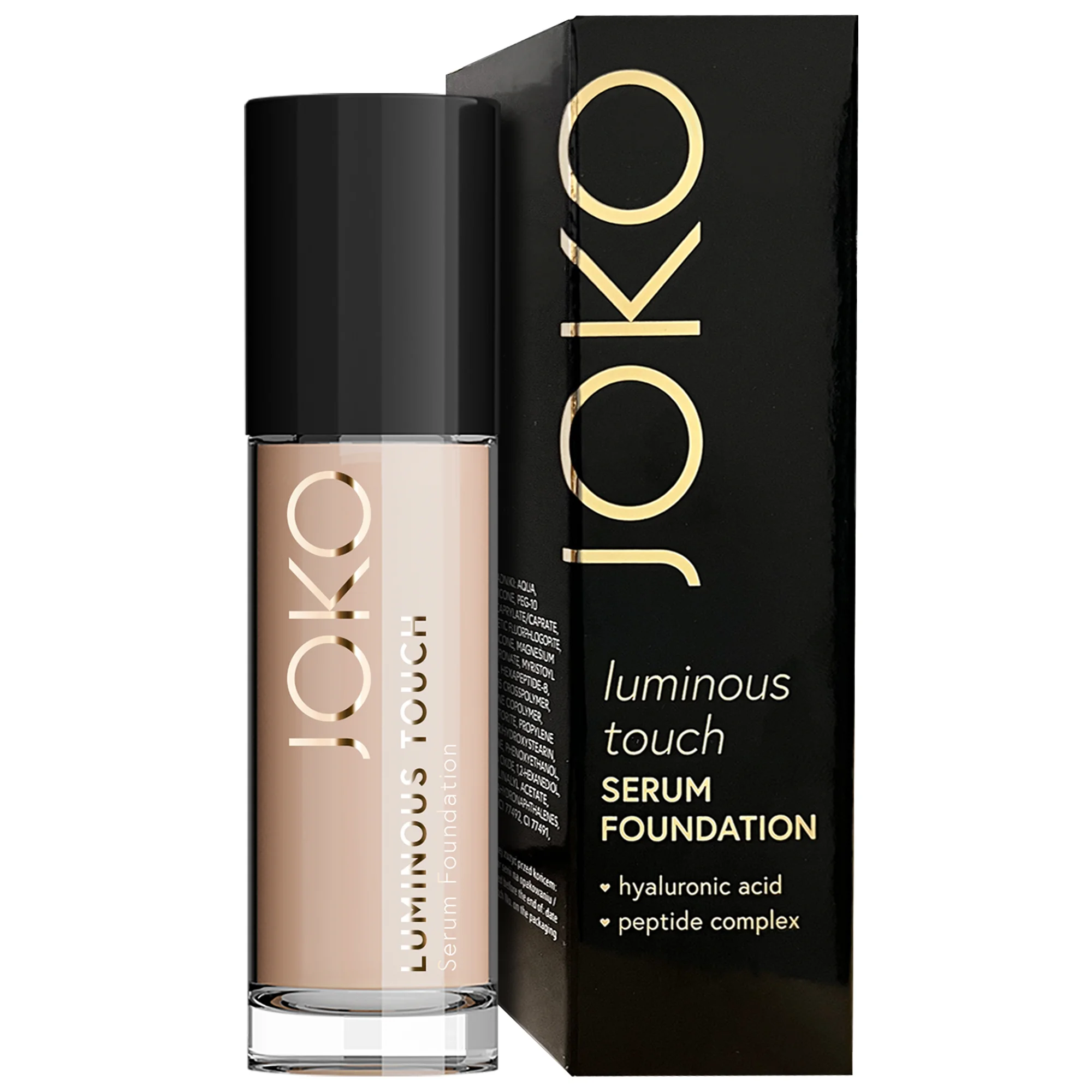Joko Luminous Touch Serum Foundation podkład N102 Nude Beige, 30 ml