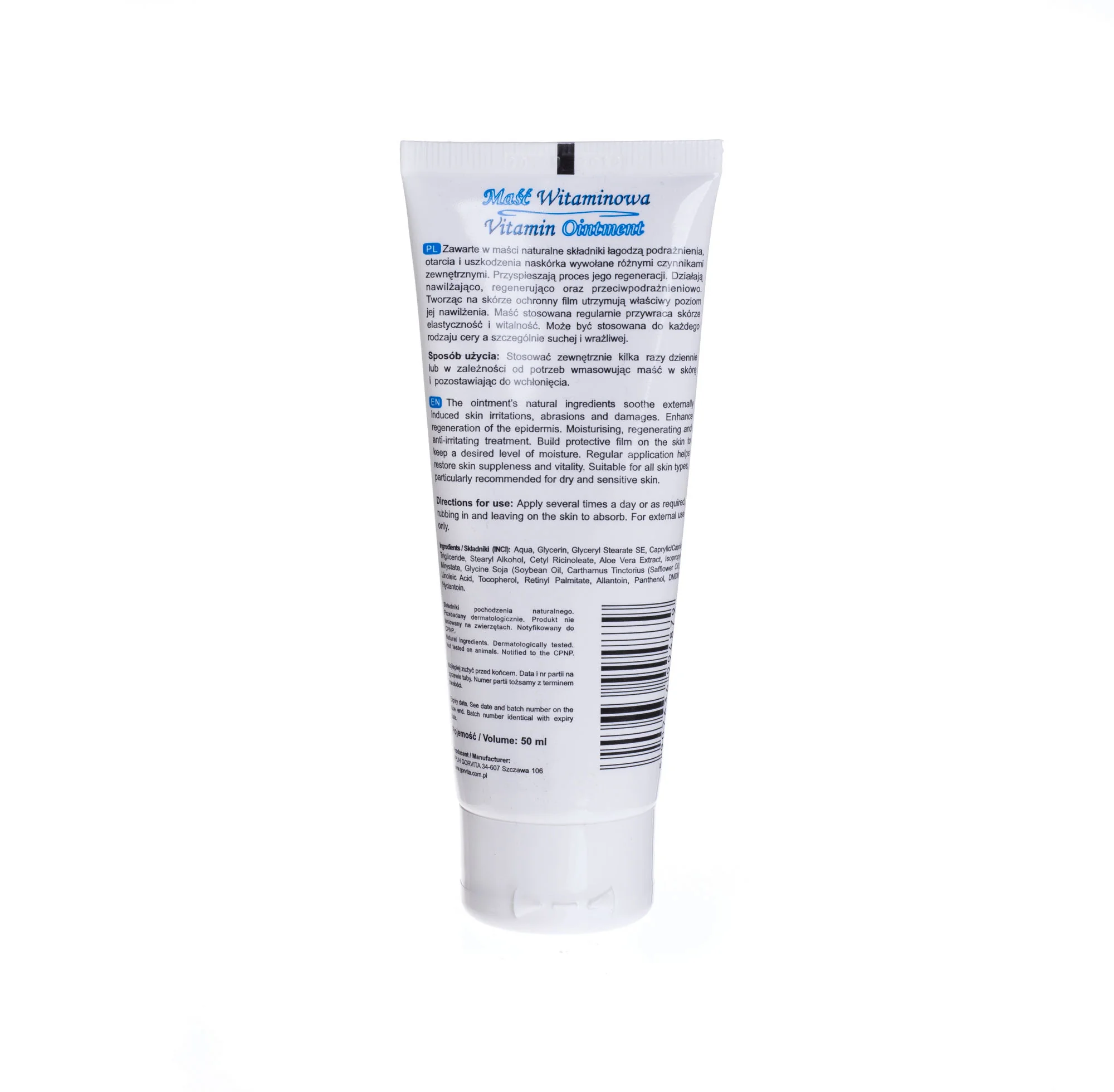 Gorvita maść witaminowa A+E+F, 50 ml