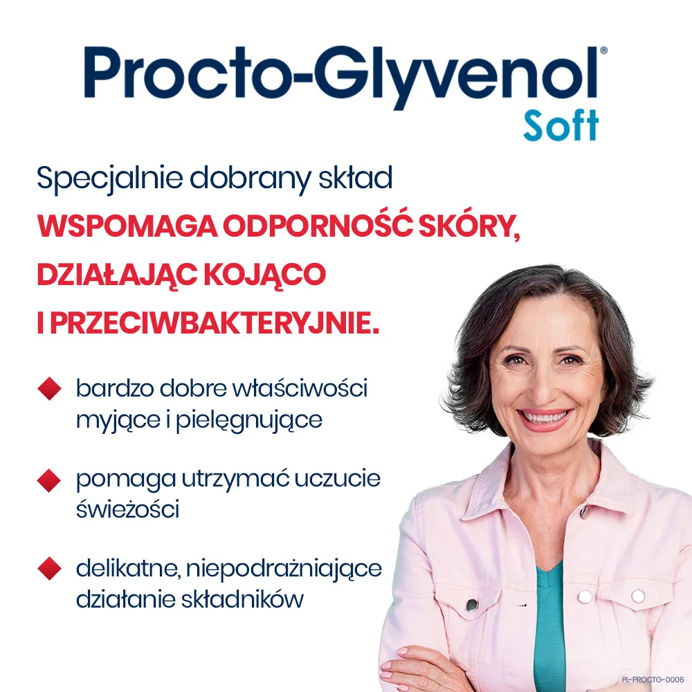 Procto-Glyvenol Soft żel do higieny intymnej z ruszczykiem, 180 ml