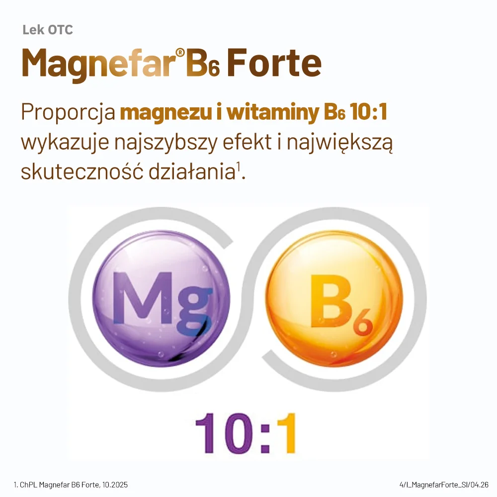 Magnefar B6 forte 90 tabletek
