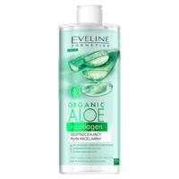 Eveline Cosmetics Organic Aloe + Collagen płyn micelarny oczyszczający, 500 ml