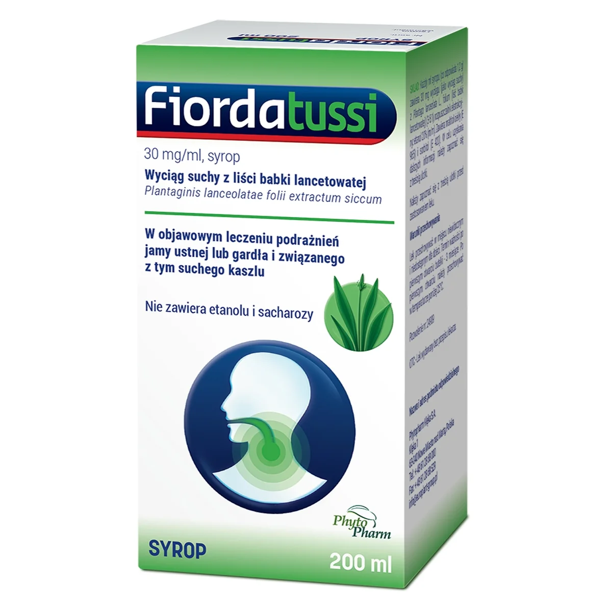 Fiordatussi 30 mg/ml syrop, 200 ml