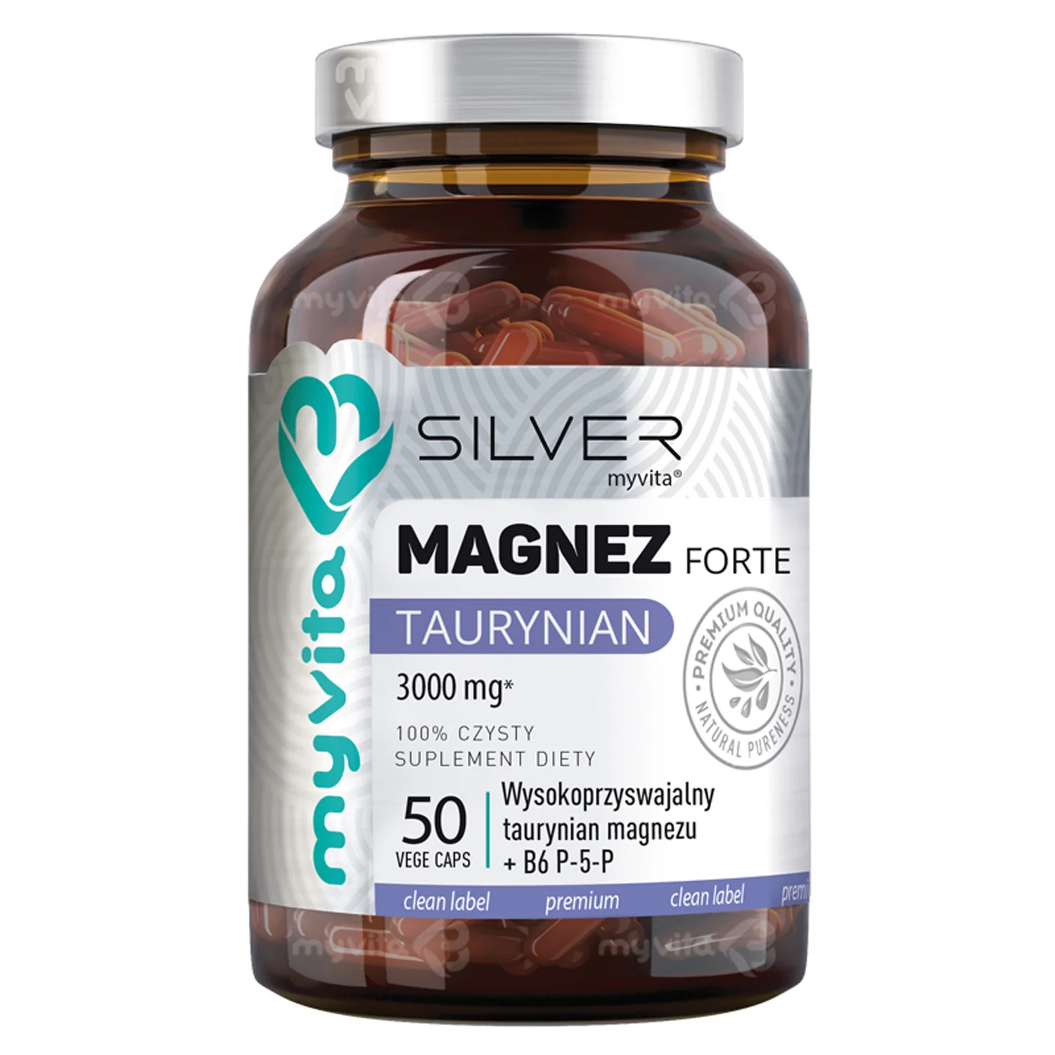 MyVita Silver Magnez Forte Taurynian 50 kapsułek