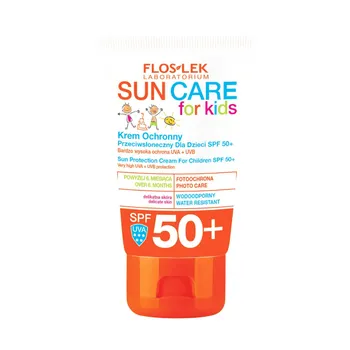 Flos-Lek Sun Care for kids, krem ochronny przeciwsłoneczny dla dzieci SPF 50+, 50 ml 
