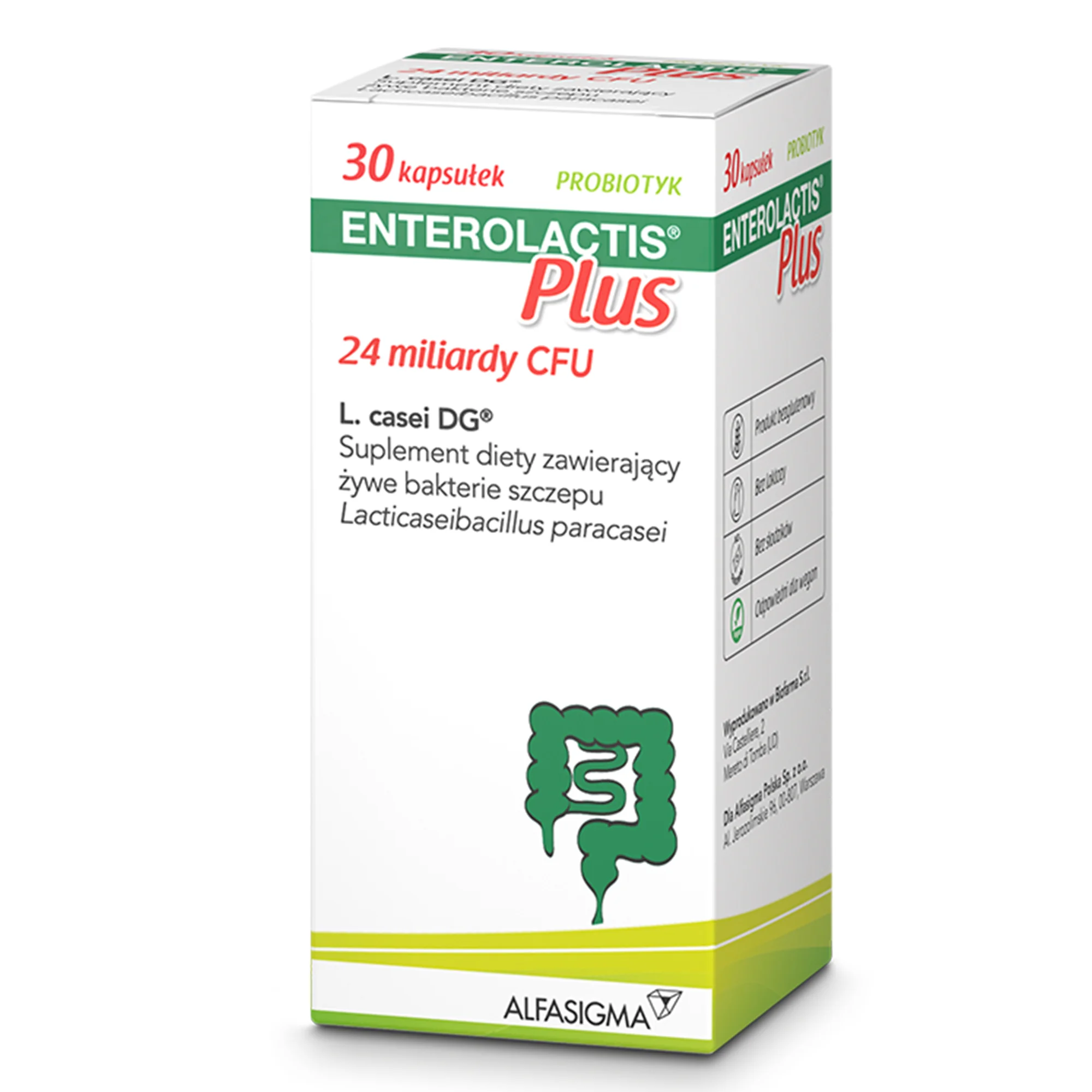 Enterolactis Plus 30 kapsułek