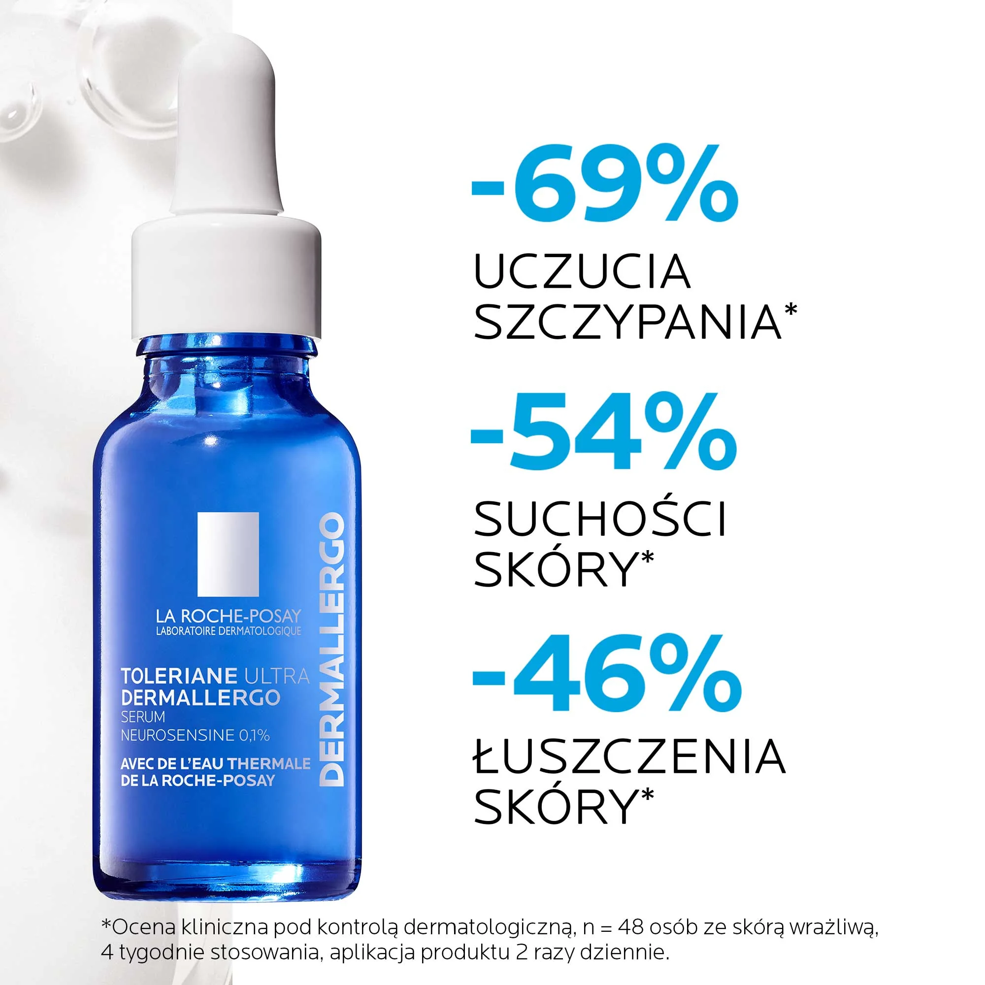 La Roche Posay Toleriane Ultra Dermallergo nawilżające serum do twarzy, 20 ml