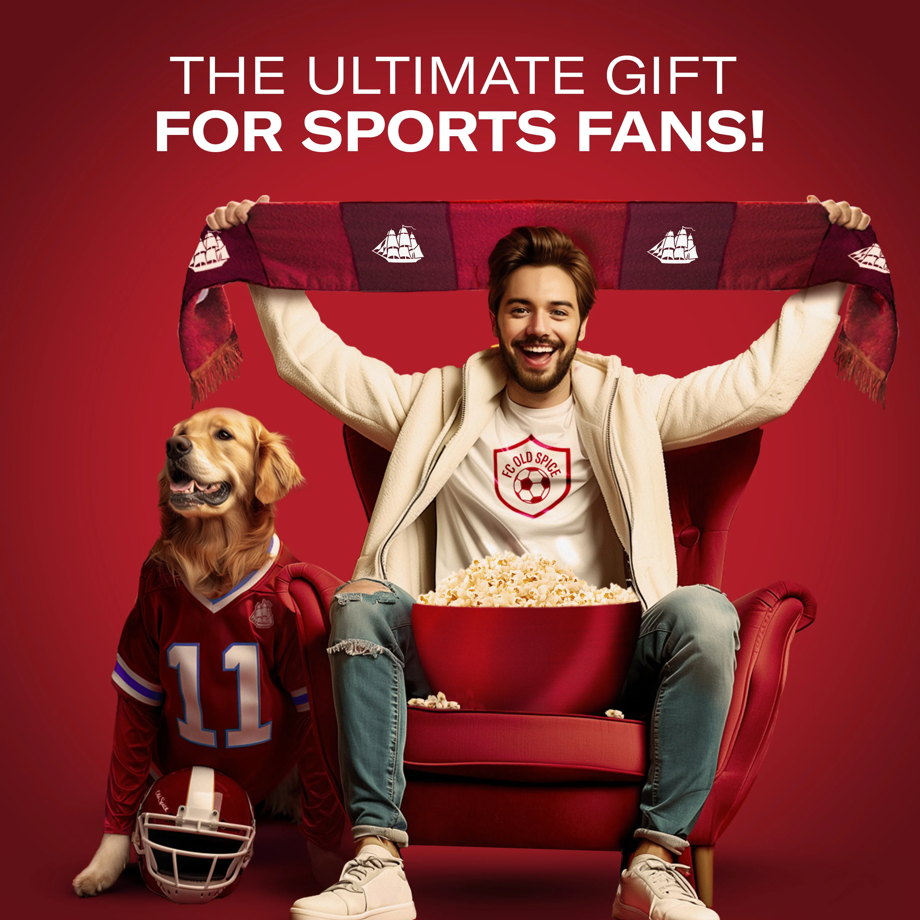 Old Spice Whitewater Sports Fan Zestaw dezodorant w sztyfcie, 50 ml + żel pod prysznic, 250 ml