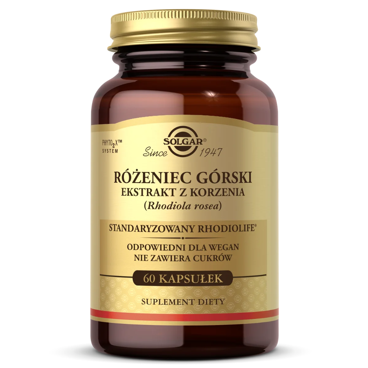 Solgar Rhodiola 60 kapsułek