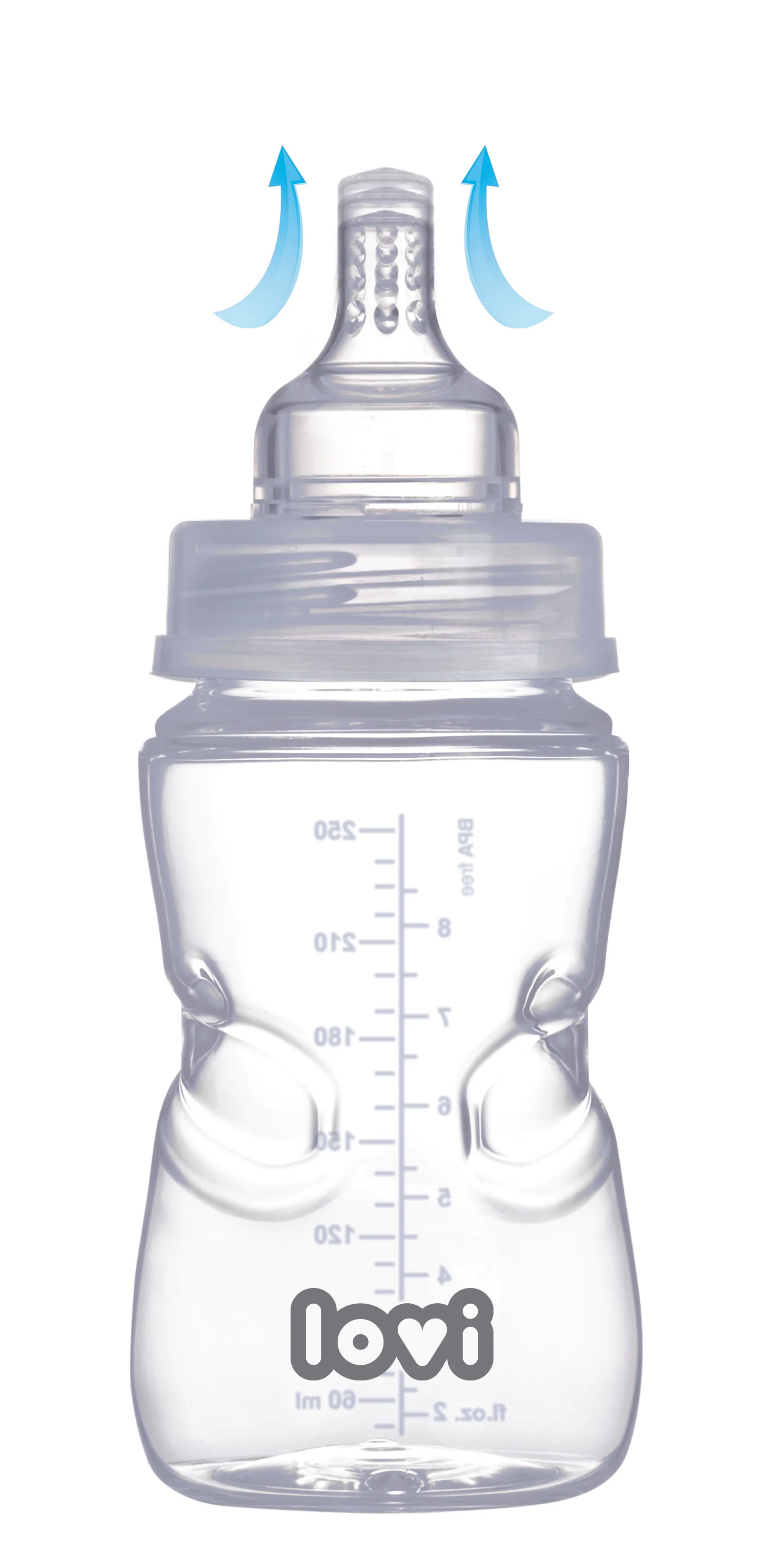 Lovi Medical+ butelka do karmienia 3 m+ 21/563, 250 ml