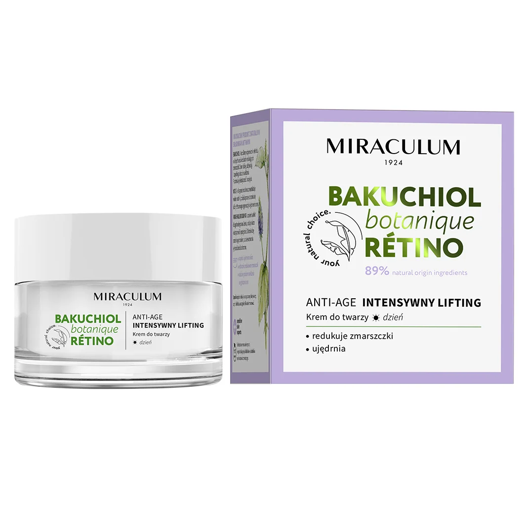 Miraculum Bakuchiol Botanique Retino krem do twarzy na dzień anti-age, 50 ml