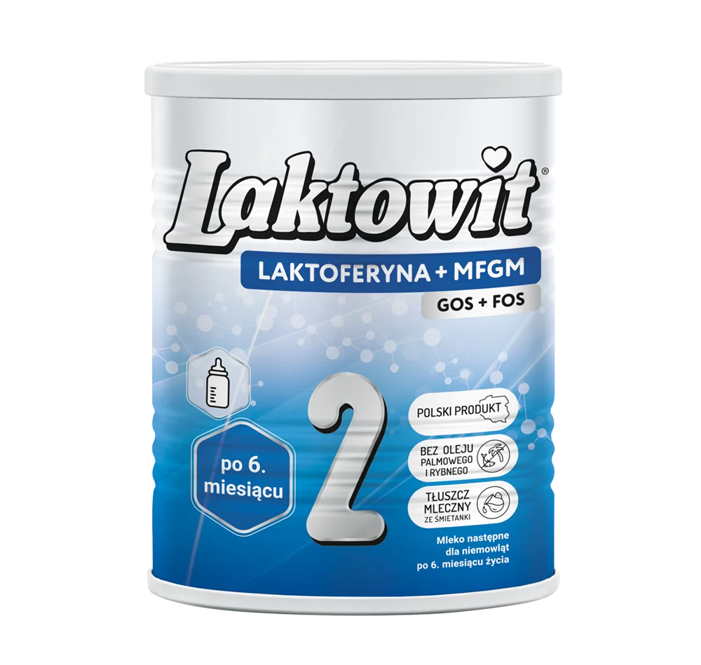 Laktowit 2 Laktoferyna+MFGM mleko następne po 6. miesiącu życia, 400 g