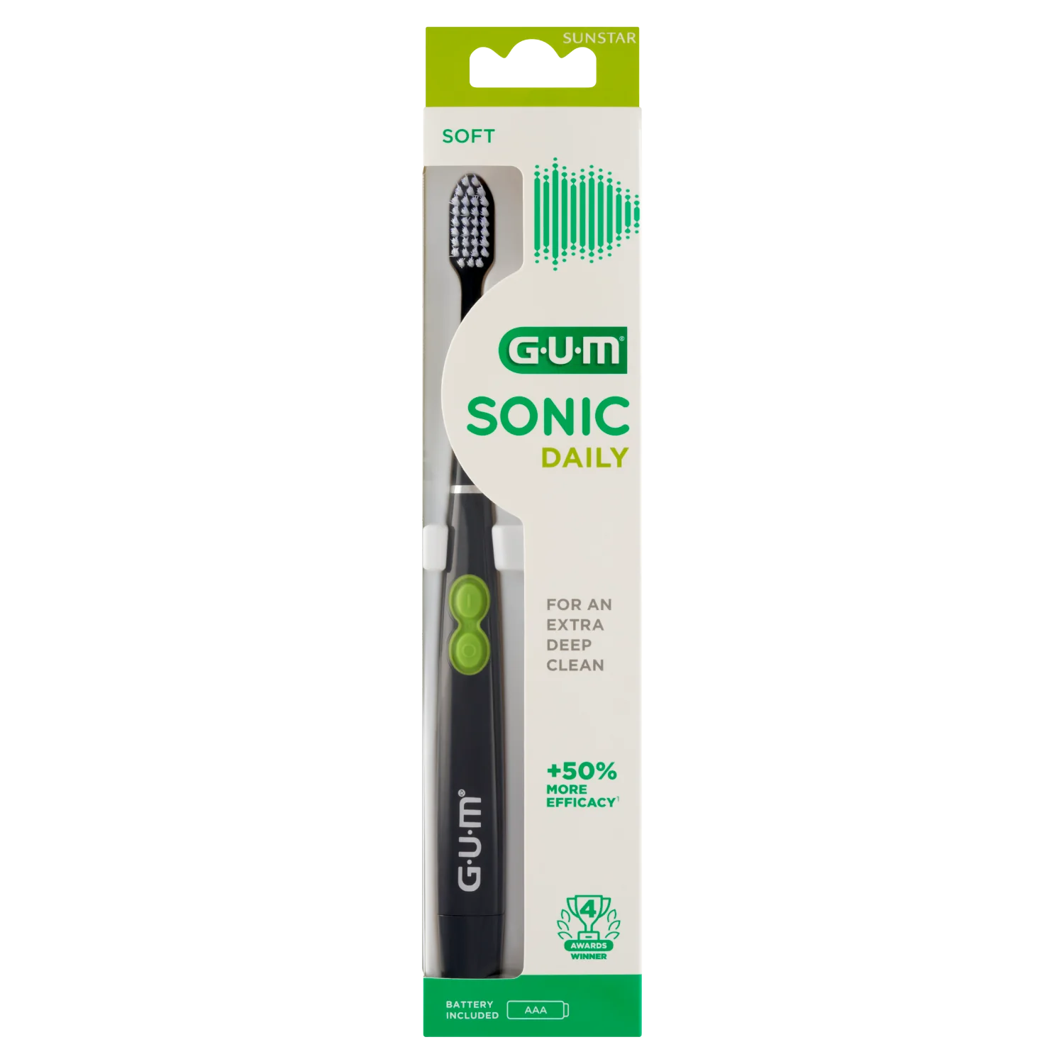 Sunstar Gum ActiVital Sonic szczoteczka soniczna czarna, 1 szt.