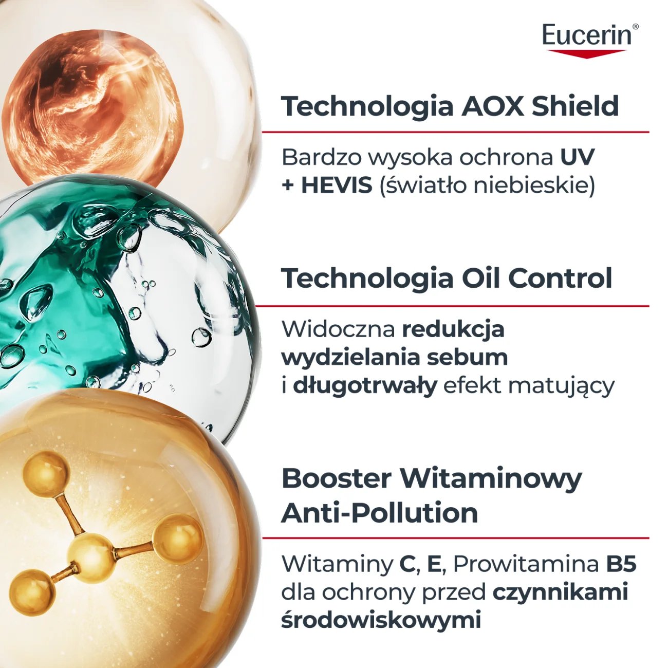 Eucerin Oil Control SPF50+ serum UV 30ml