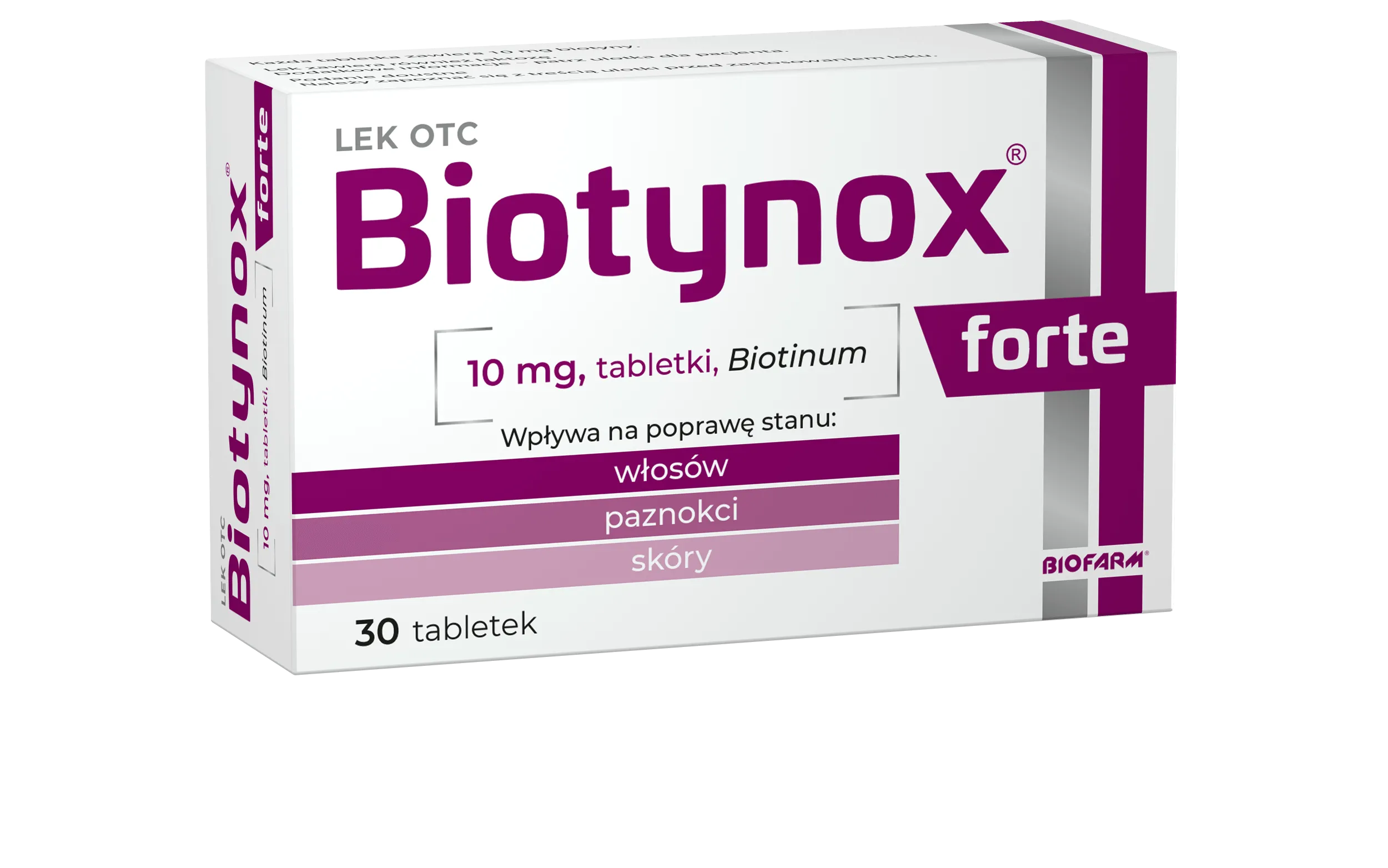 Biotynox Forte, 10 mg, 30 tabletek