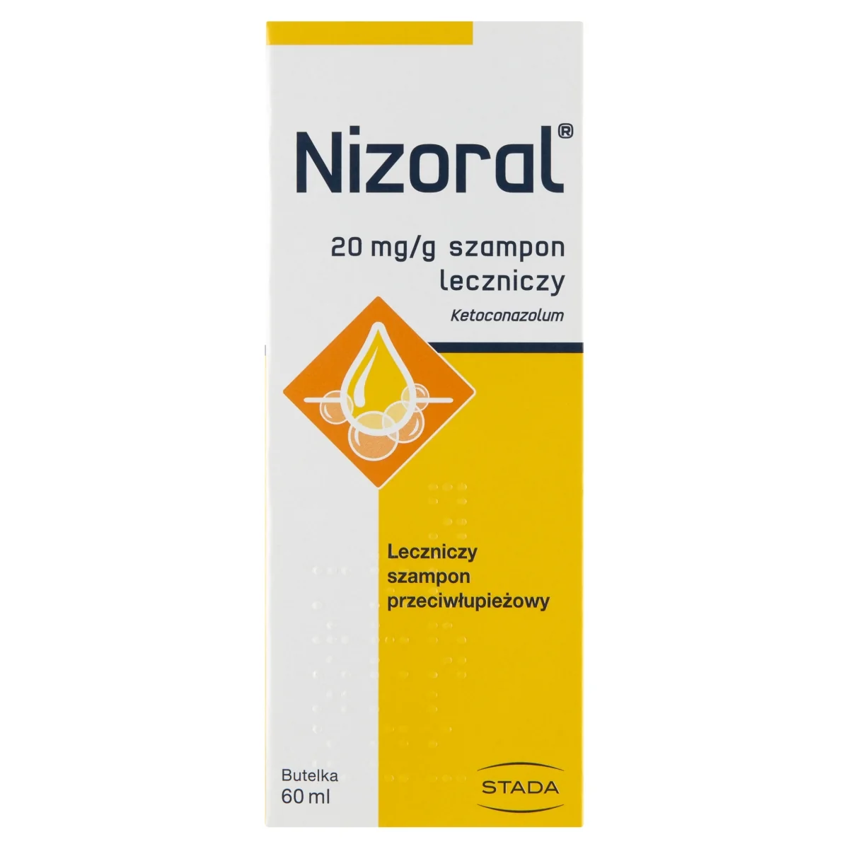 Nizoral szampon leczniczy, 60 ml