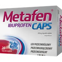 Metafen Ibuprofen Caps 200 mg, 20 kapsułek