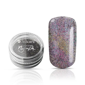Silcare Shimmer Nymph Graphite grafitowy brokat do stylizacji paznokci, 3 g