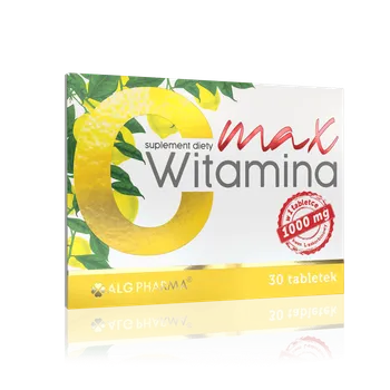 Witamina C Max, 1000 mg, suplement diety, 30 tabletek 