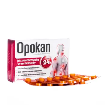 Opokan 7,5 mg - 20 tabletek o działaniu przeciwzapalnym i przeciwbólowym 