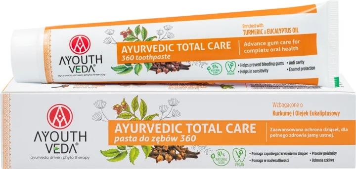 Ayouthveda Ayurvedic Total Care pasta do zębów, 100 g