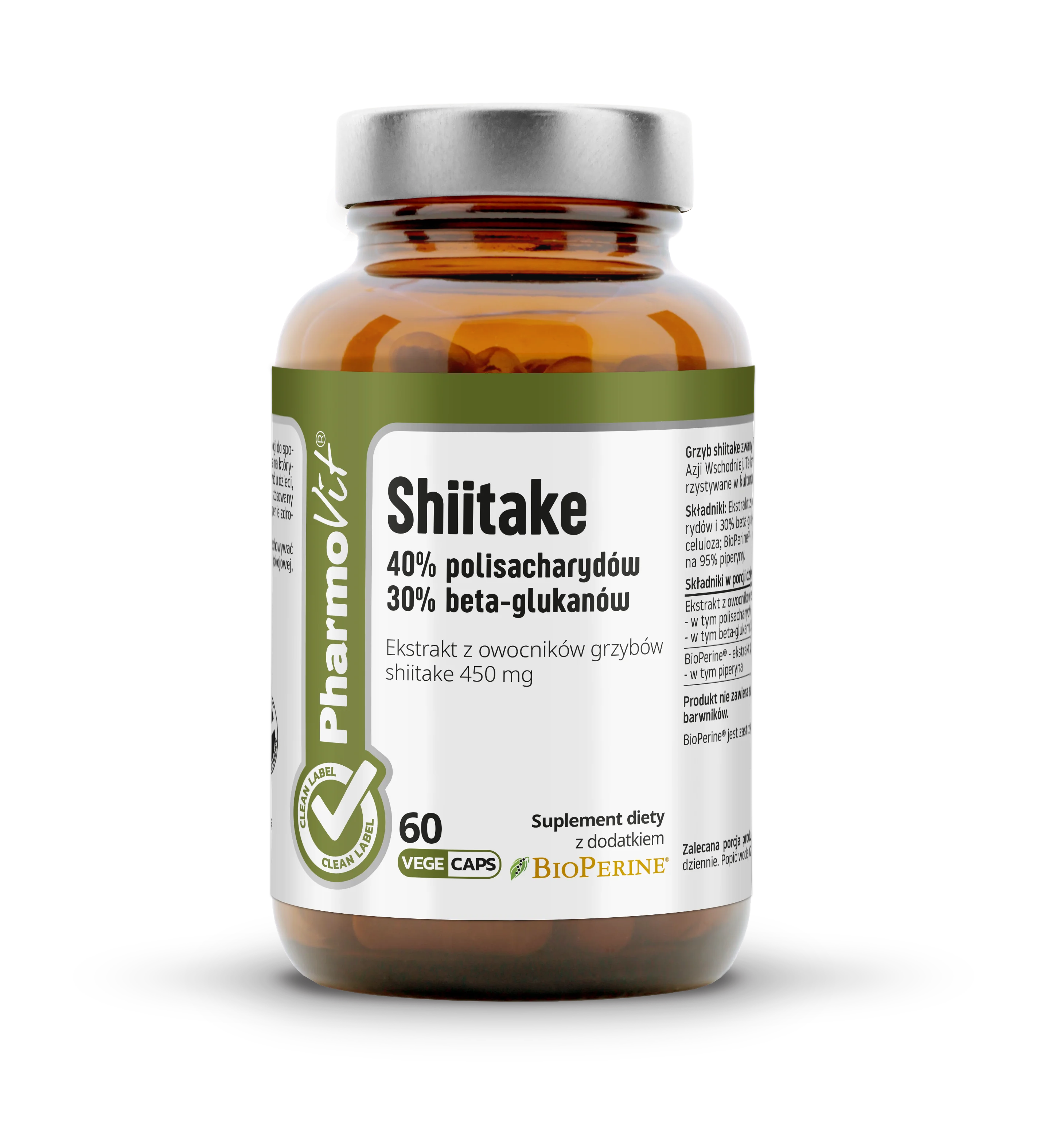 Pharmovit Shiitake 60 kapsułek