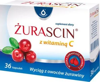 Żurascin z witaminą C, suplement diety, 36 kapsułek