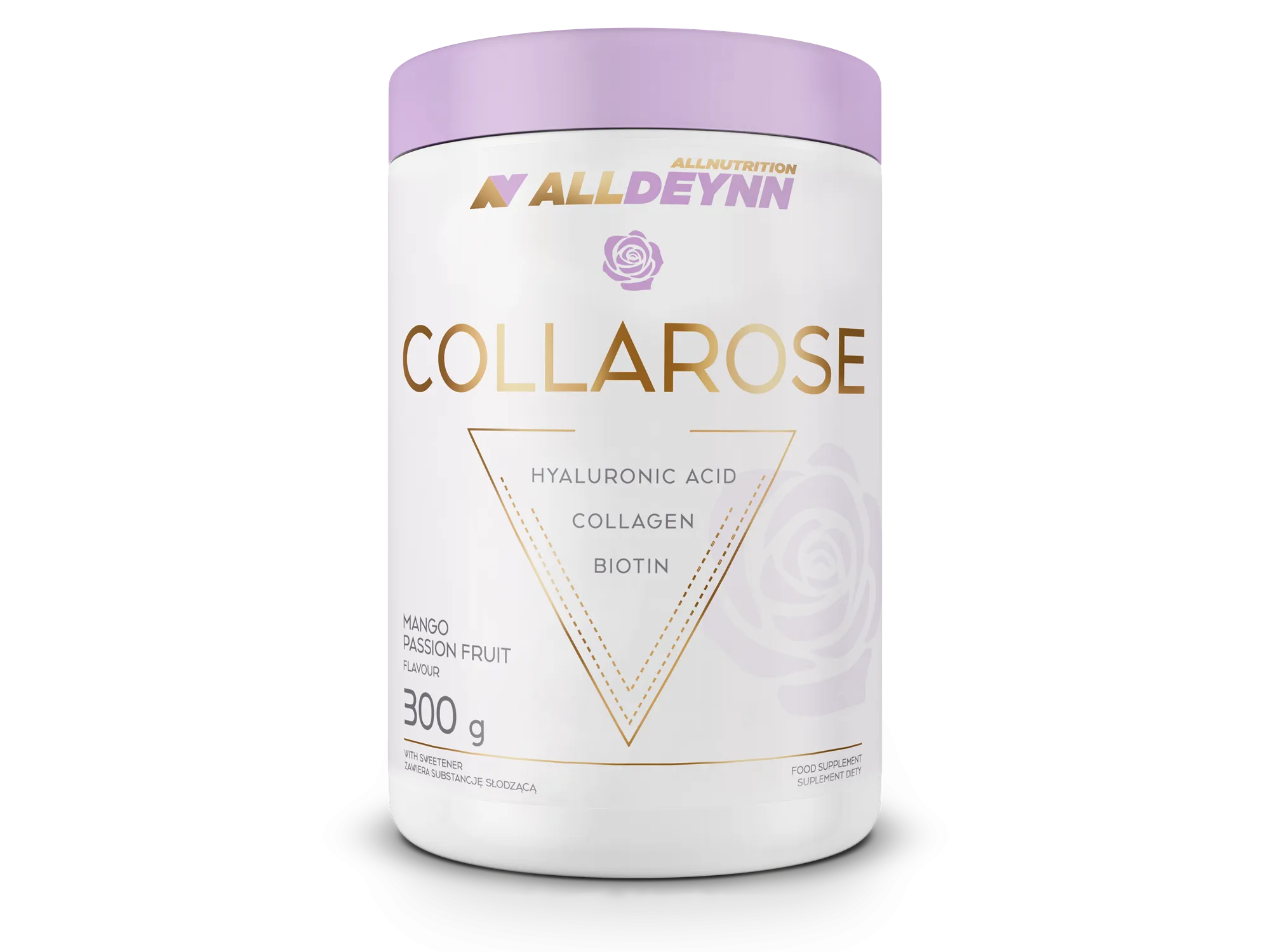 Allnutrition Alldeynn Collarose smak mango-marakuja, proszek, 300 g