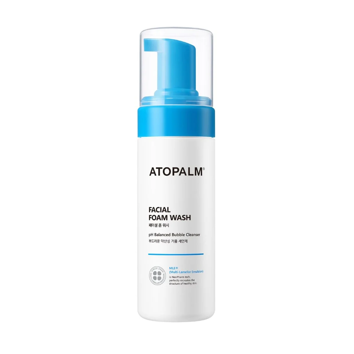 Atopalm Facial Foam Wash delikatna pianka do mycia twarzy dla skóry wrażliwej i suchej, 150 ml