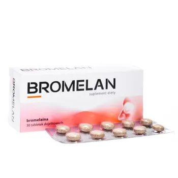 Bromelan, suplement diety, 30 tabletek 