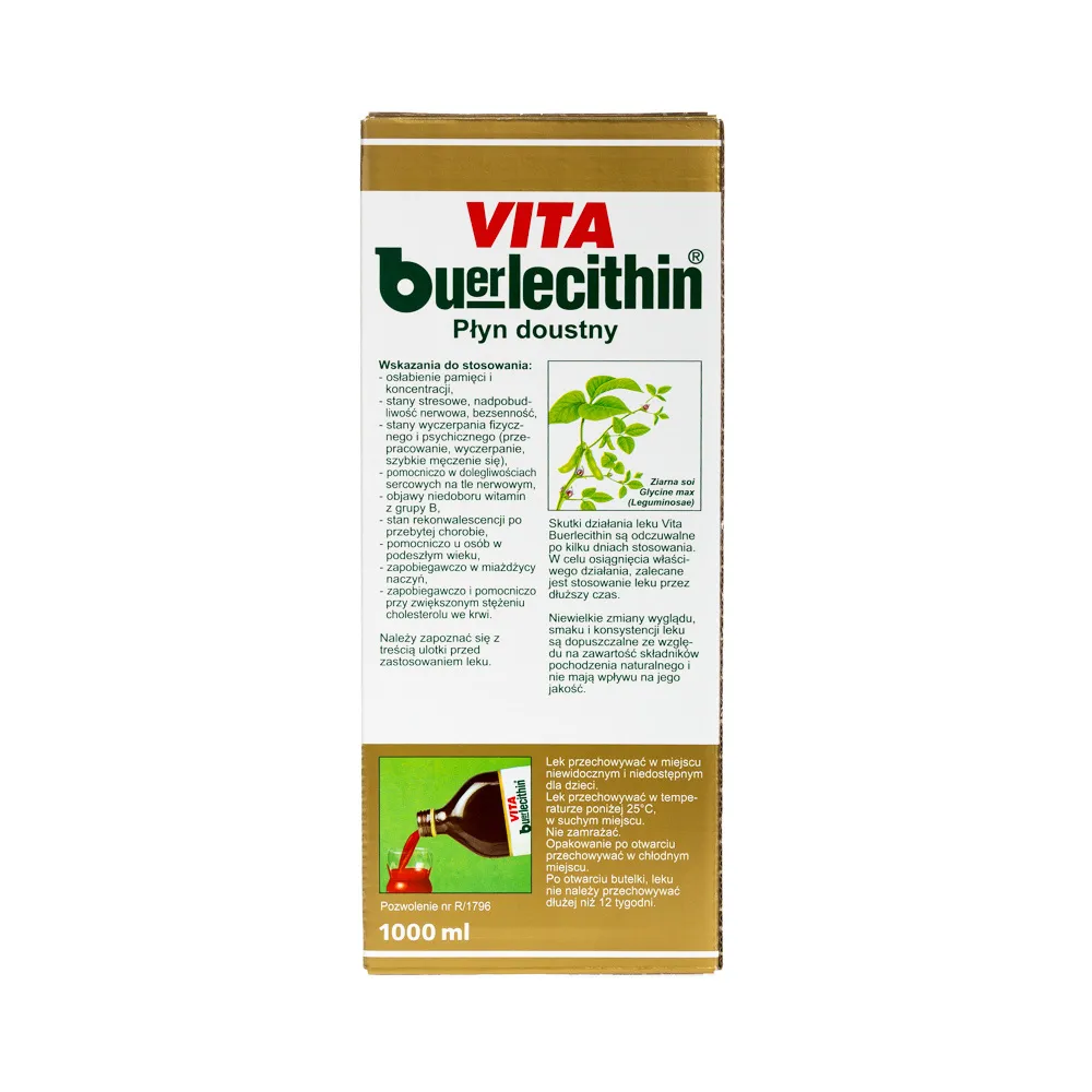 Vita Buerlecithin, płyn doustny, 1000 ml 