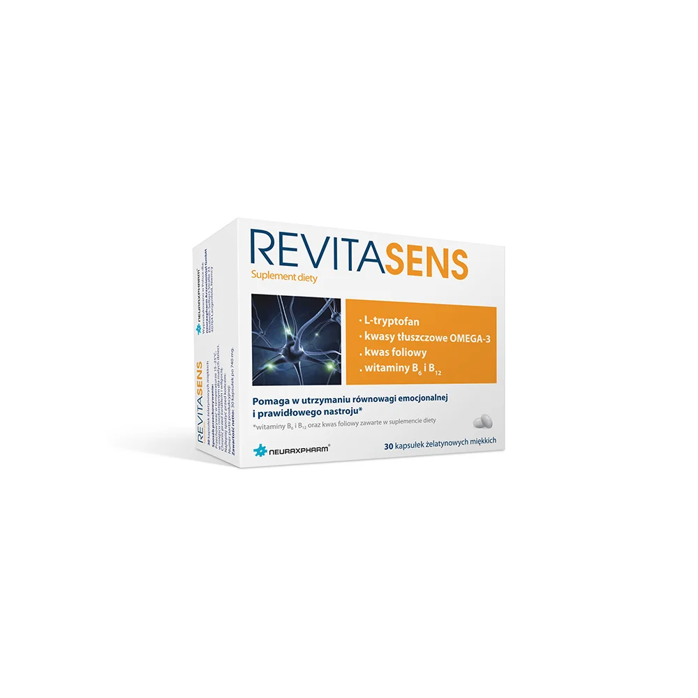 Revitasens 0,5 g, suplement diety, 30 kapsułek miękkich