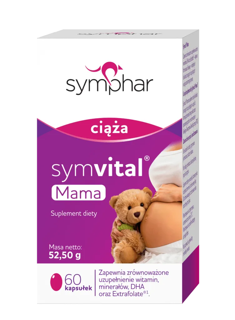 Symvital Mama, suplement diety, 60 kapsułek