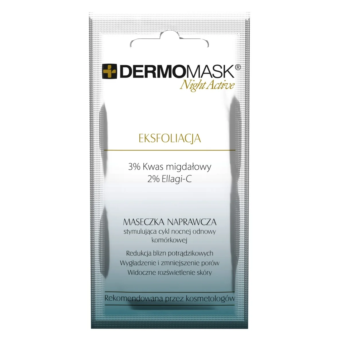 Dermomask Night Active Eksfoliacja maseczka naprawcza, 1 saszetka x 12 ml