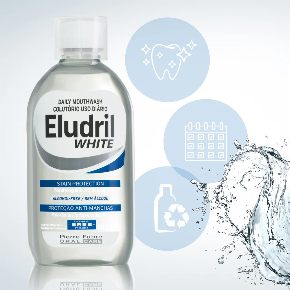 Eludril White płyn do płukania jamy ustnej, 500 ml