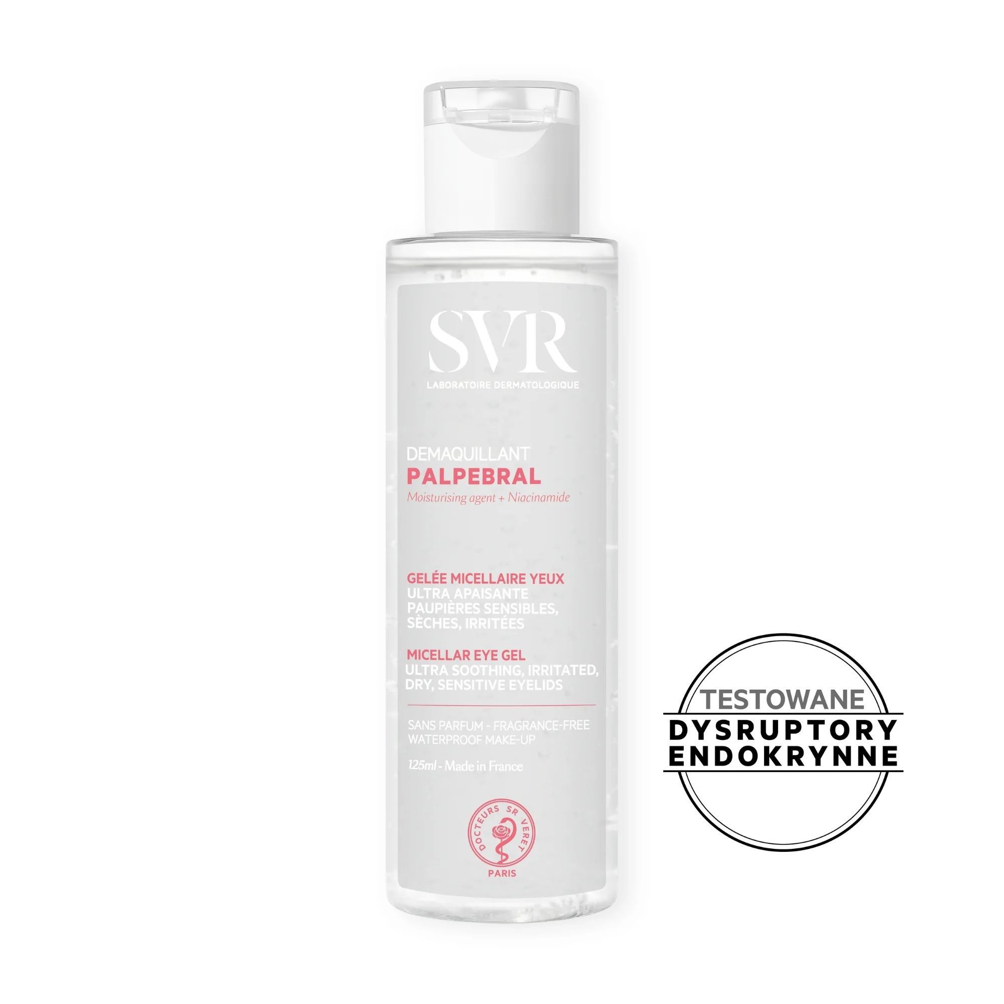 SVR Palpebral Demaquillant żel micelarny do oczu, 125 ml