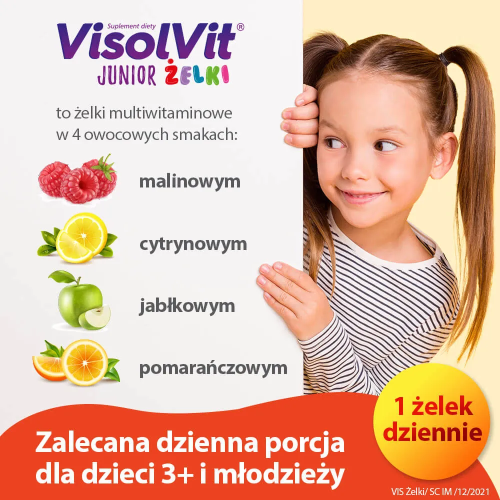 VisolVit Junior, suplement diety, 50 żelków 