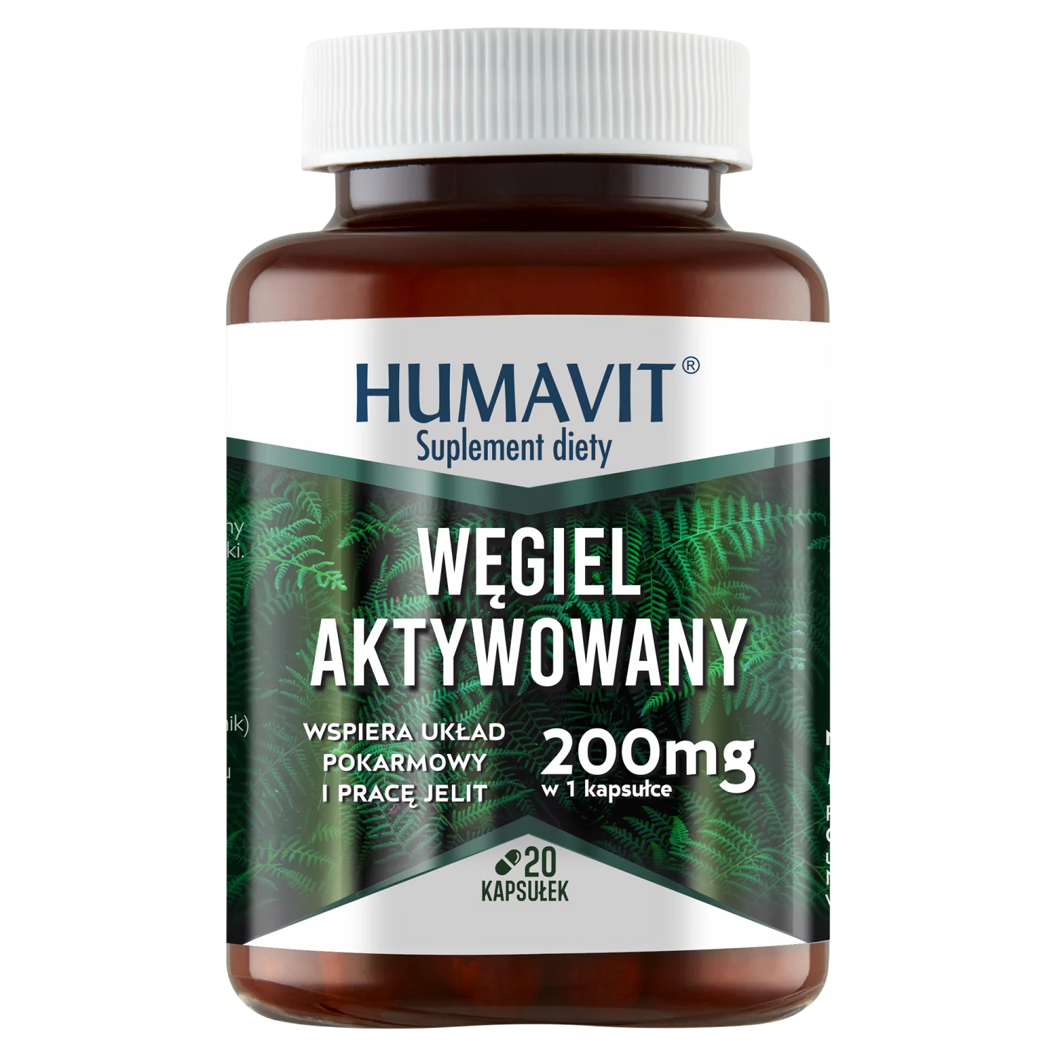 Humavit ® Węgiel aktywowany 20 kapsułek